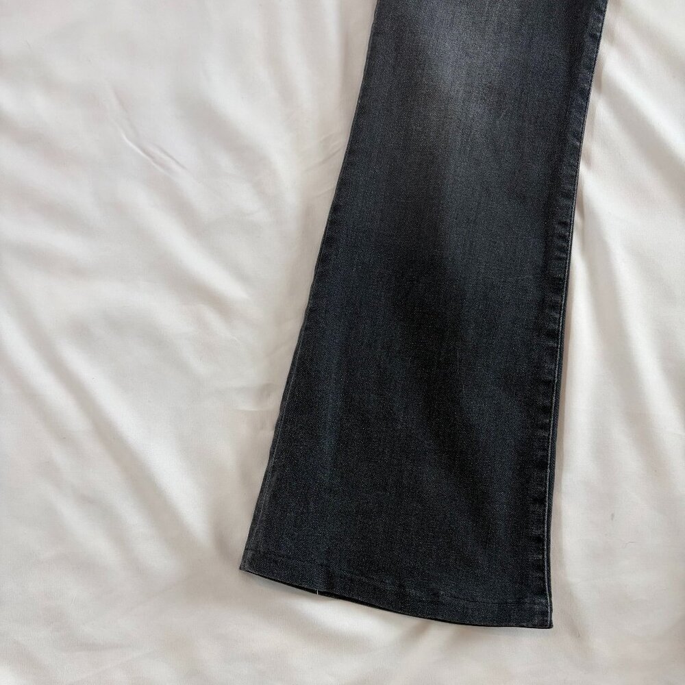 7 for All Mankind jeans black 30 skinny boot cut - Picture 5 of 12